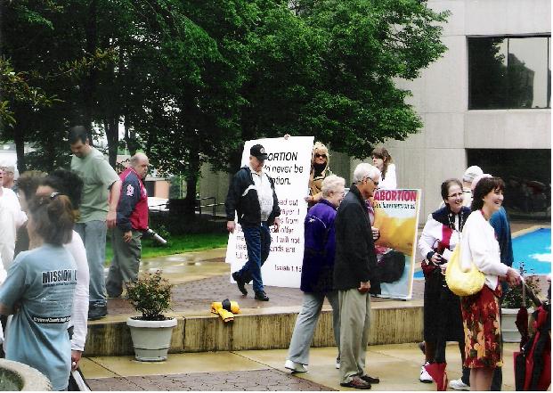 People dispersing